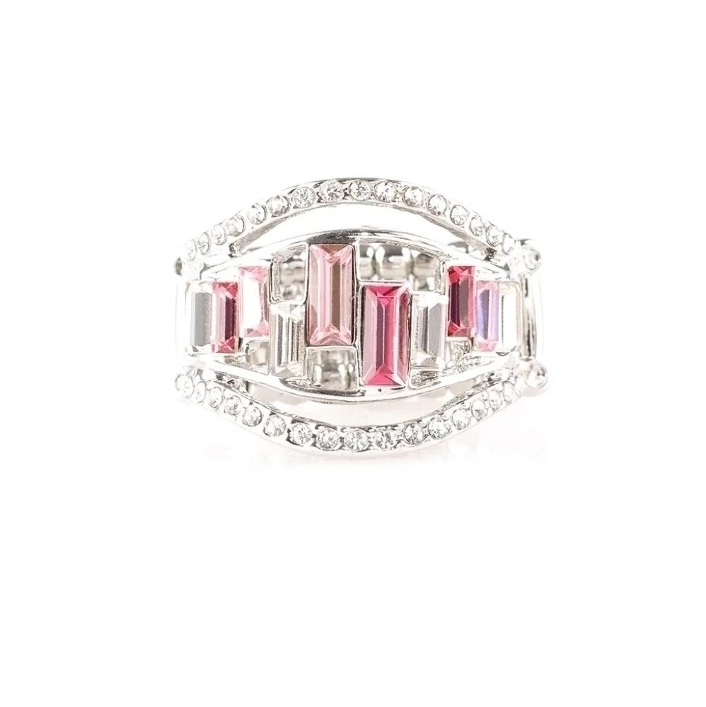 TREASURE Chest Charm Pink Ring